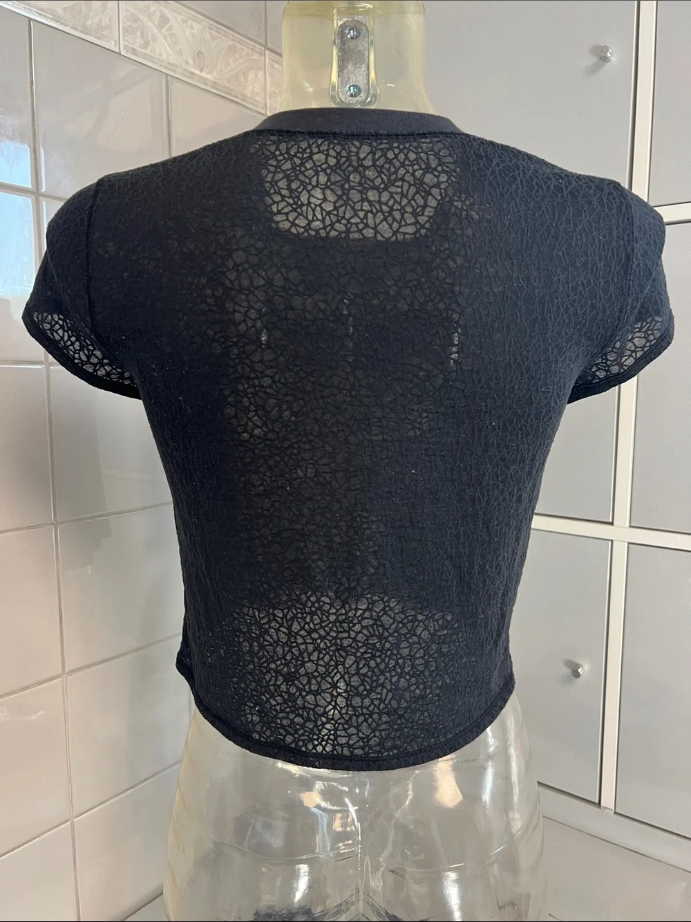 Lululemon Cates Camo Veil Baby Tee S GUC